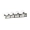 Z-Lite Parsons 5 Light Vanity, Matte Black & Clear 477-5V-MB-BN - alternate 5